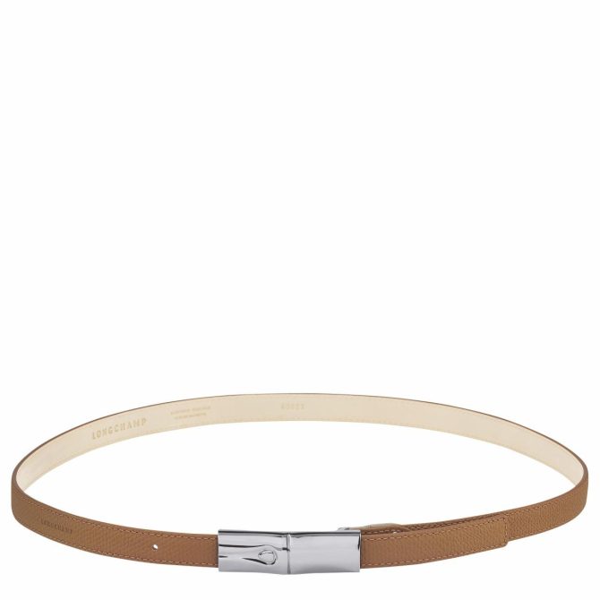 Women Belts | Longchamp Le Roseau Ladies' Belt Natural