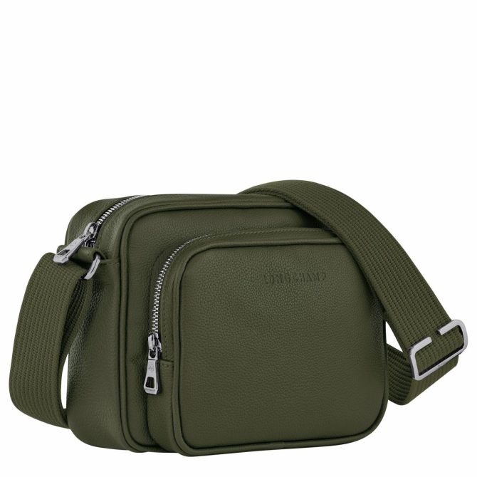 Men Crossbody Bags | Longchamp Le Foulonné S Camera Bag Khaki