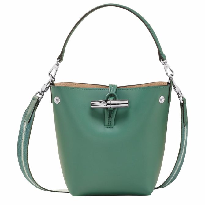 Women Crossbody Bags | Longchamp Le Roseau XS Bucket Bag Sage