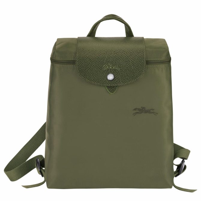 Women/Men Backpacks | Longchamp Le Pliage Green M Backpack Forest