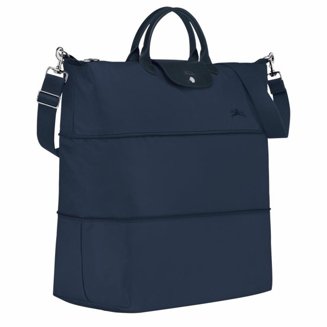 Women/Men Travel Bags | Longchamp Le Pliage Green Travel Bag Expandable Navy