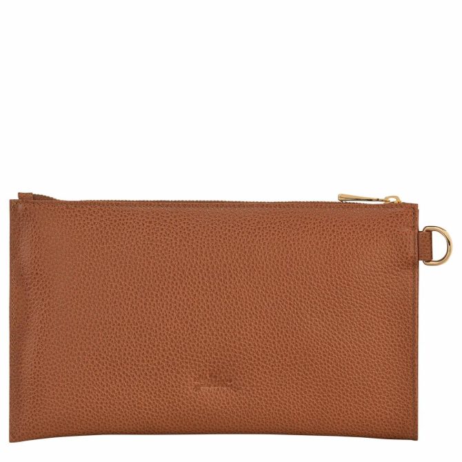 Women/Men Pouches & Cases | Longchamp Le Foulonné Pouch Caramel