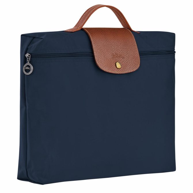 Women/Men Briefcase | Longchamp Le Pliage Original S Briefcase Navy