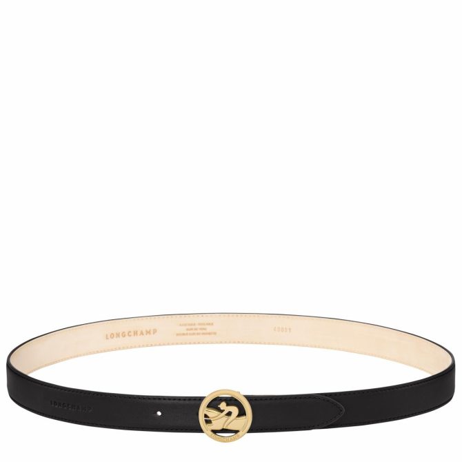 Women Belts | Longchamp Box-Trot Ladies' Belt Black