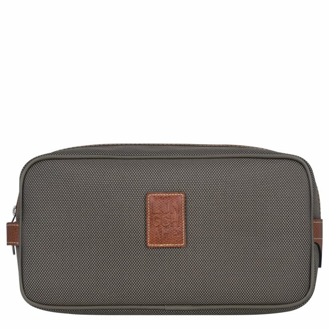 Women/Men Toiletry Bags | Longchamp Boxford Toiletry Case Brown