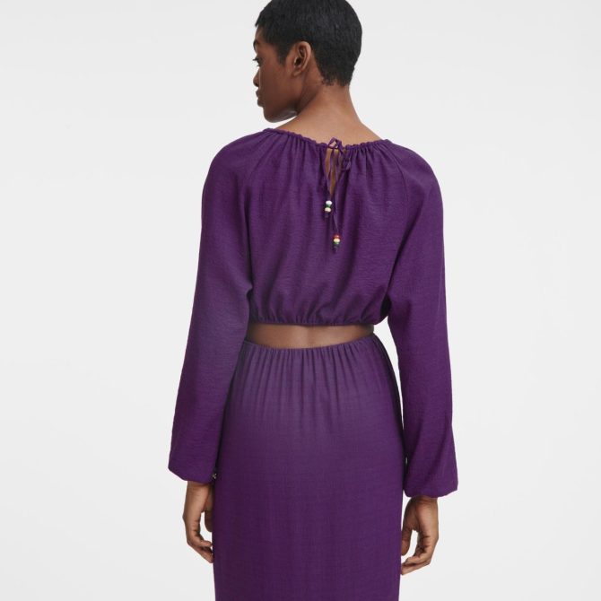 Women Tops & Blouses | Longchamp Top Violet