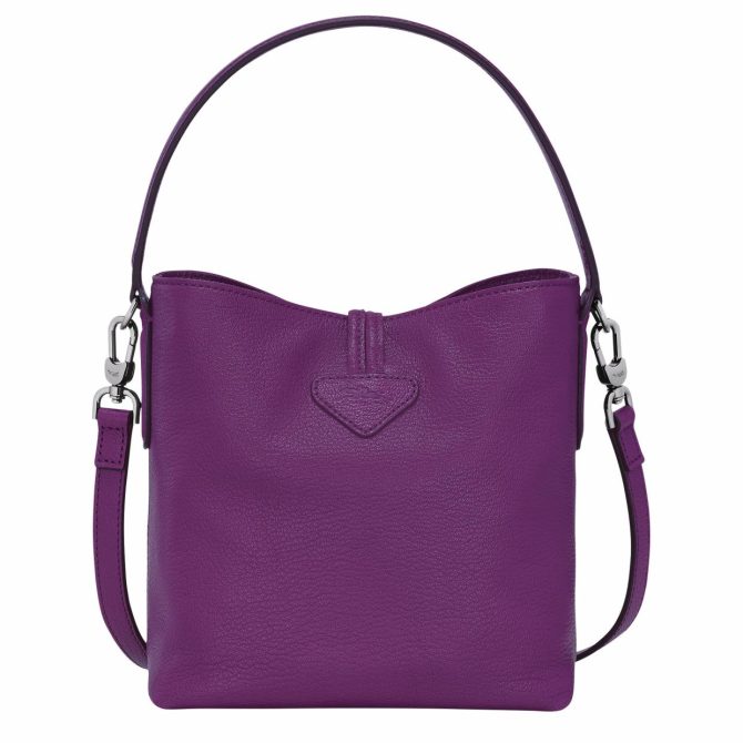 Women Crossbody Bags | Longchamp Le Roseau XS Bucket Bag Violet