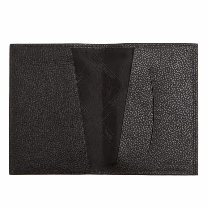 Women/Men Travel Accessories | Longchamp Le Foulonné Passport Cover Mocha