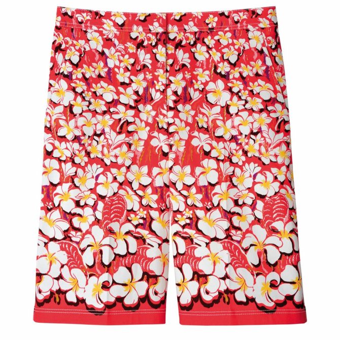 Women Trousers & Shorts | Longchamp Bermuda Shorts Strawberry