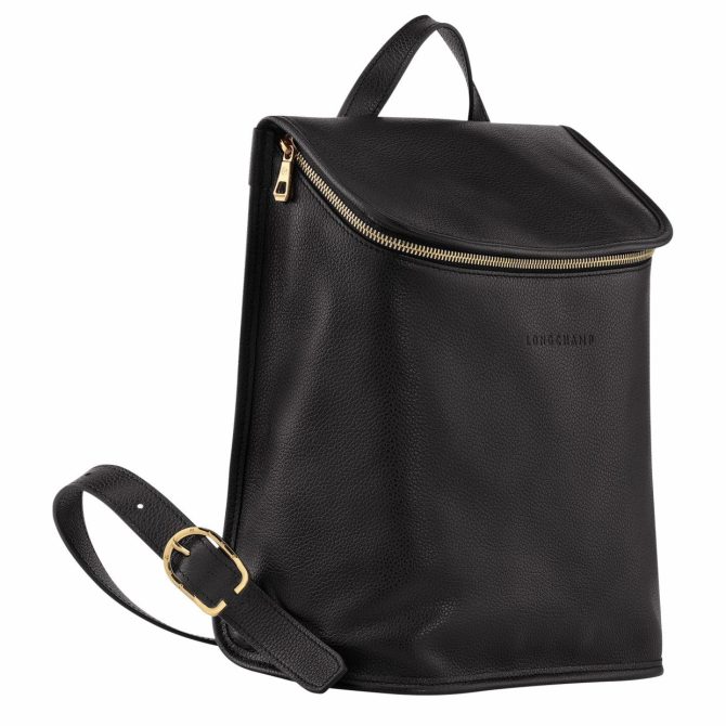 Women Backpacks | Longchamp Le Foulonné Backpack Black