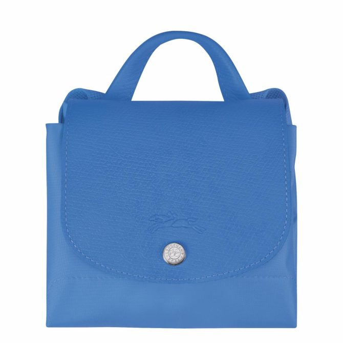 Women/Men Backpacks | Longchamp Le Pliage Green M Backpack Cornflower