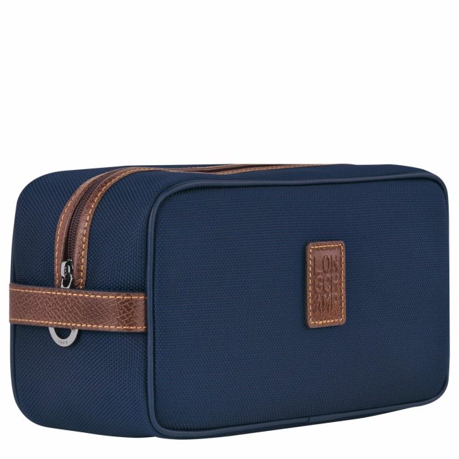 Women/Men Toiletry Bags | Longchamp Boxford Toiletry Case Blue