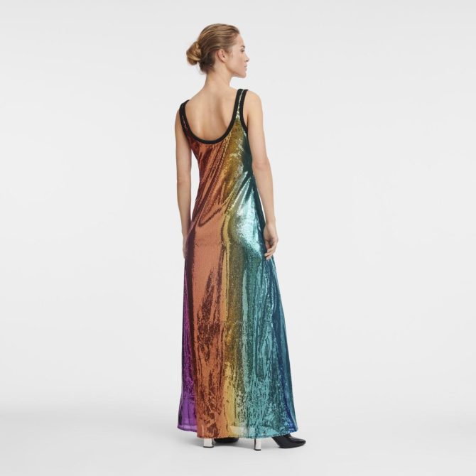 Women Dresses & Skirts | Longchamp Long Dress Multicolor