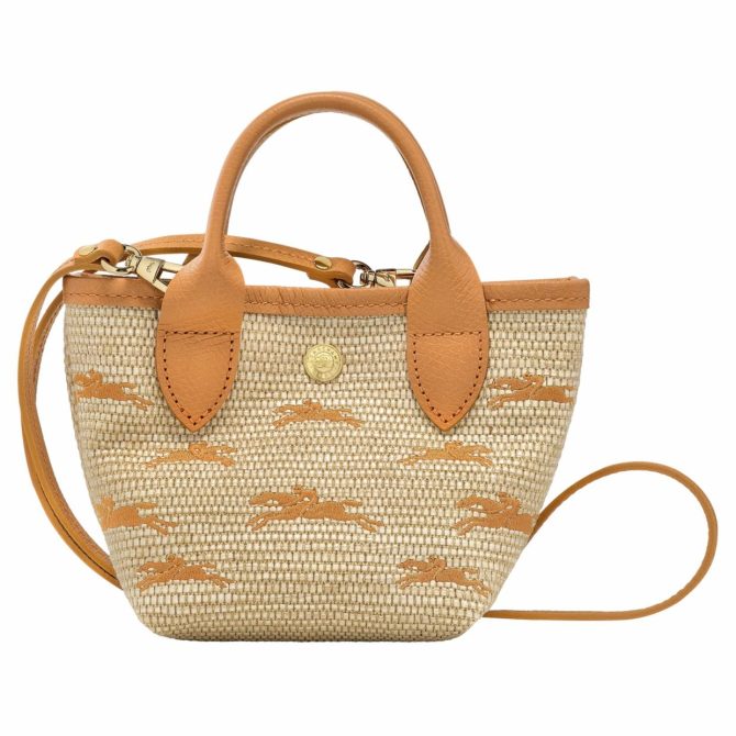 Women Handbags | Longchamp Le Panier Pliage XS Basket Apricot